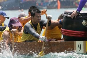 Paddler in Dragon Boat